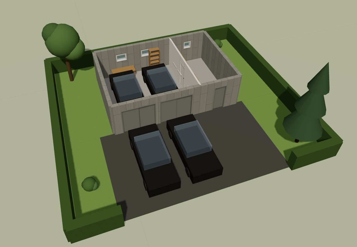 Rita garage online. i HusStudio